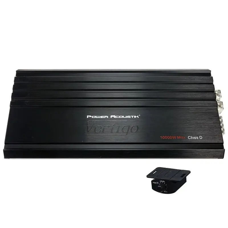 Power Acoustik 10,000W Class D Mono Car Amplifier — Stable at 1-Ohm Load for High-Power Audio Systems
