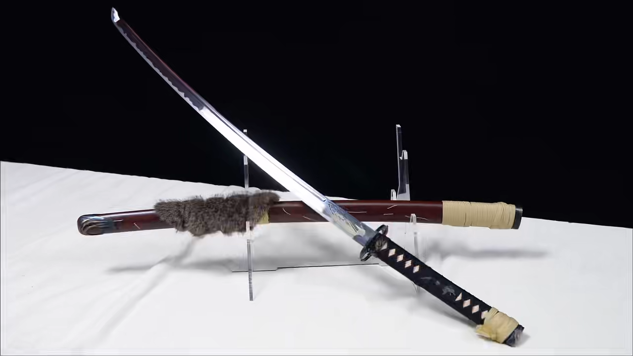 Ghost of Yotei Katana – Wolf Blade, Manganese Steel, Full Tang