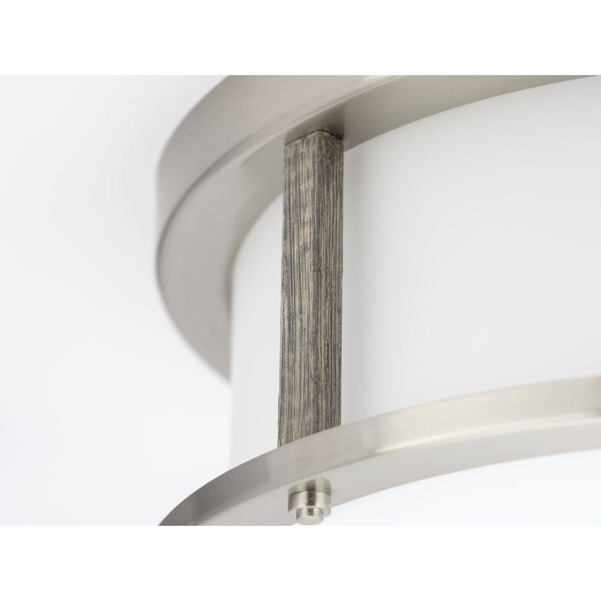 Progress Lighting P350144-020 Mast 13 in. 2-Light Antique Bronze Flush Mount