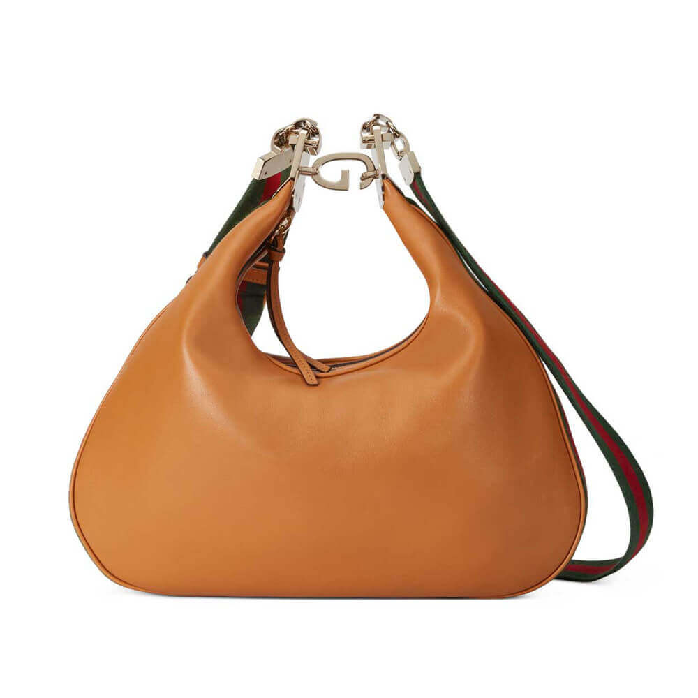 Gucci Brown Leather Attache Medium Shoulder Bag 35cm 702823