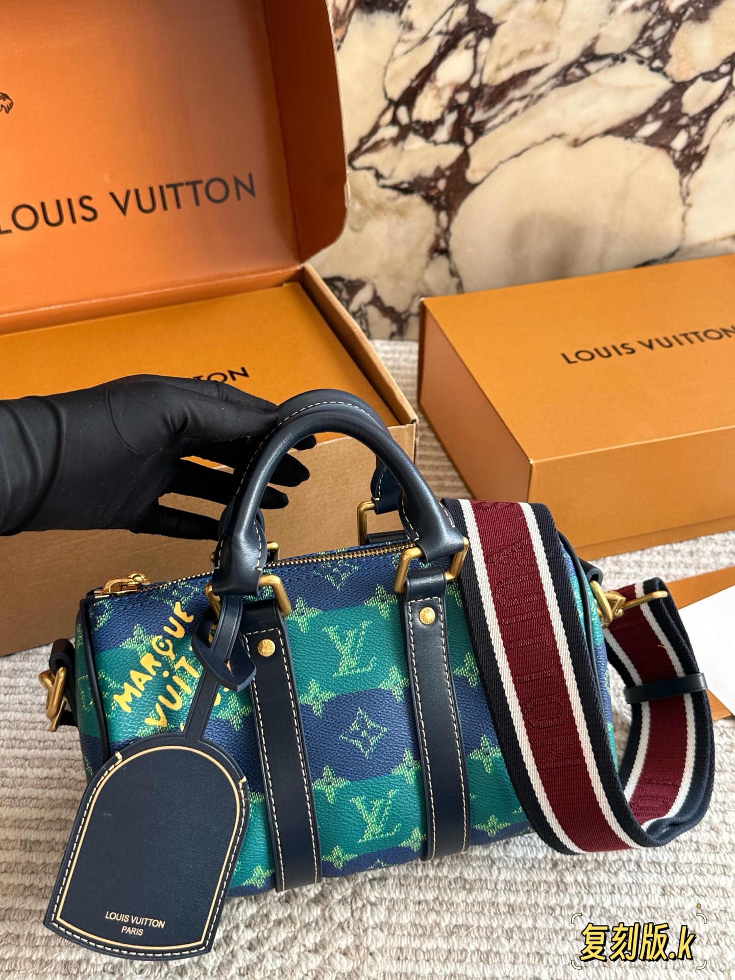 LV x Nigo Keepall XS Pillow Bag - cnluxepick