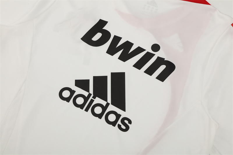 2007/08 AC Milan Retro Short Sleeves Training Jersey - White 5