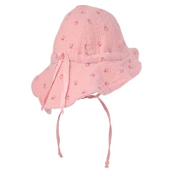 Topomini Baby Musselin-Mütze mit Blumen-Muster