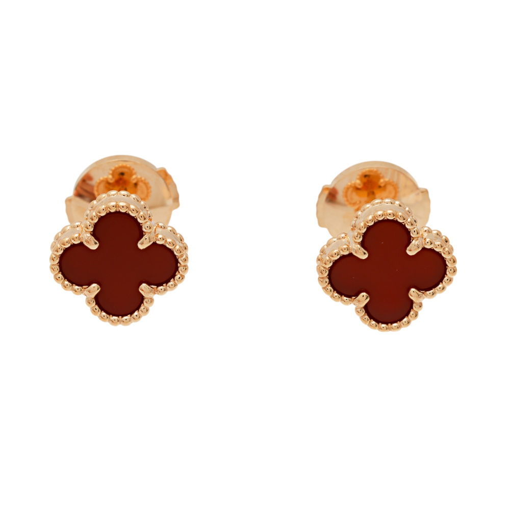 Van Cleef & Arpels Sweet Alhambra Earrings 18K Rose Gold VCARN6BO00