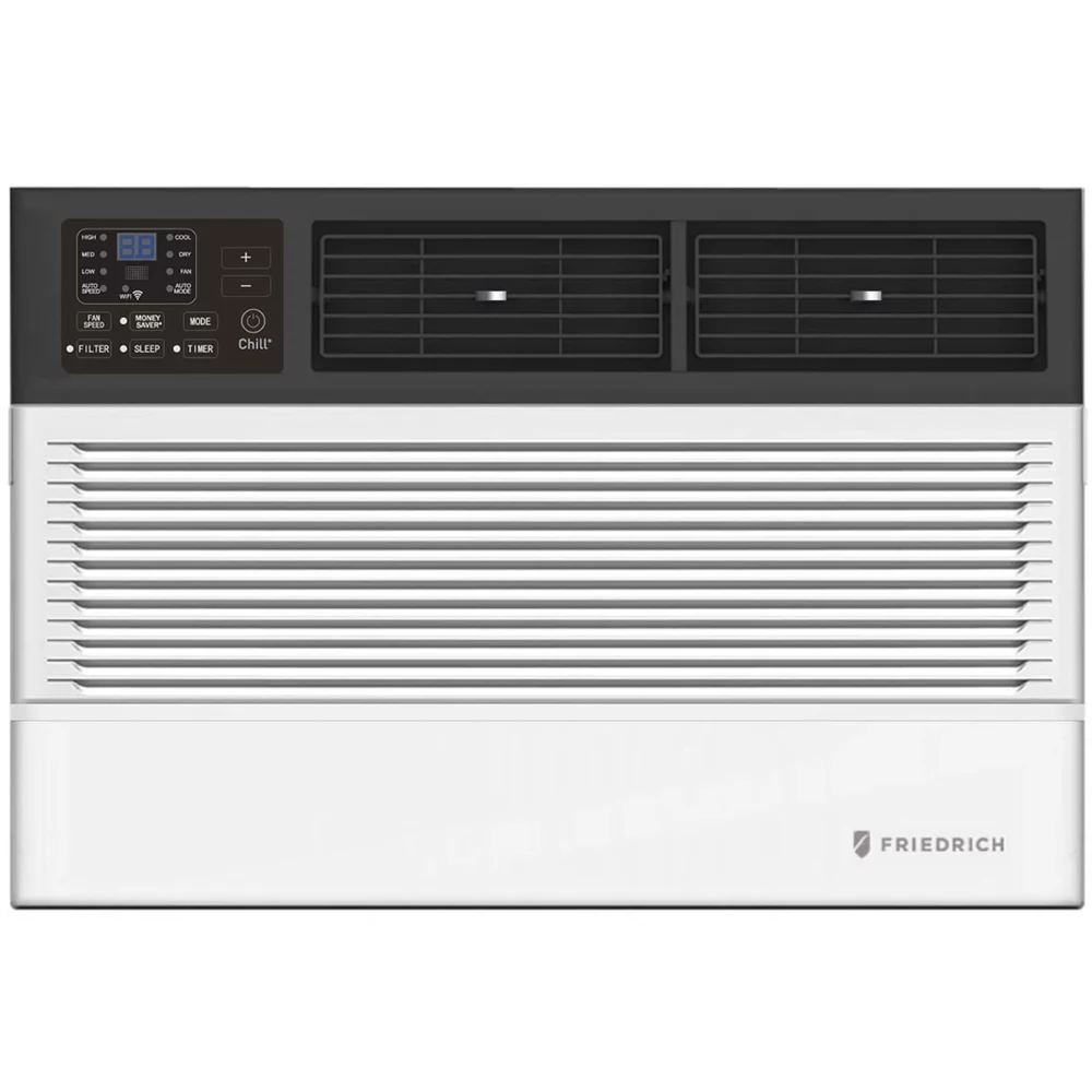 Friedrich CCW08B10B Chill Premier 8,000 BTU 115V Smart Wi-Fi Room Air Conditioner Bundle with 1 Year Extended Protection Plan