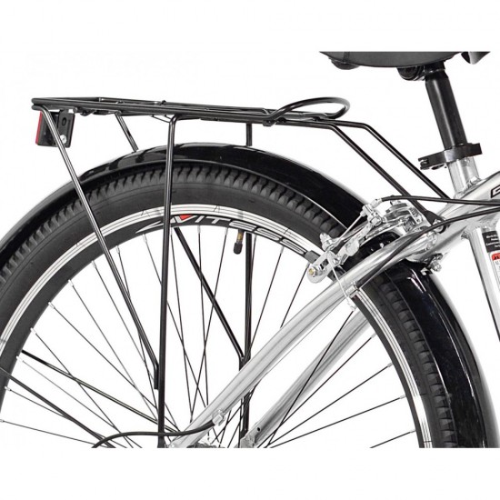 29″ Men’s, GS7 Multi-Speed Cruiser Bike, Silver