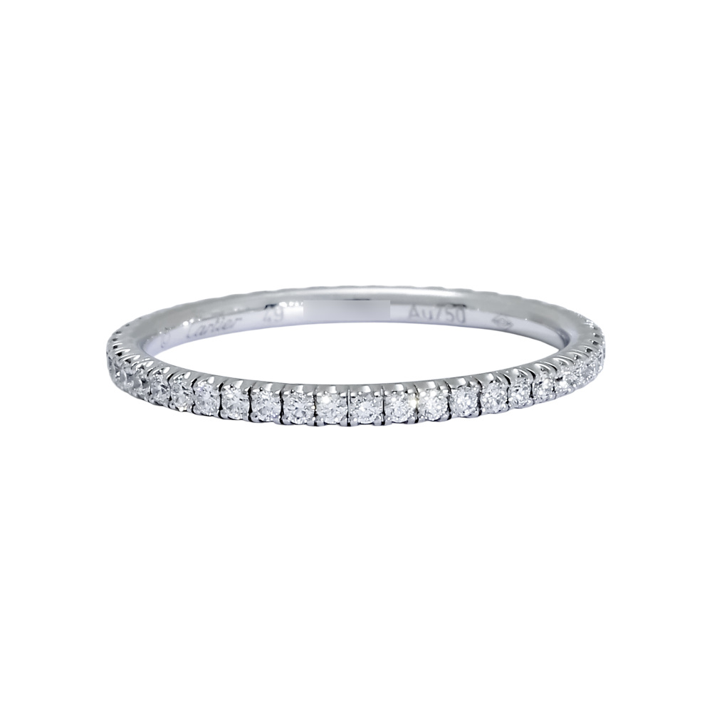 Cartier Ethancel Do Wedding Ring 18K White Gold Diamond B4210400