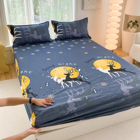 Waterproof Mattress Protector Single/Queen/King Size Bed Cover Quilted Bed Sheets Cadar