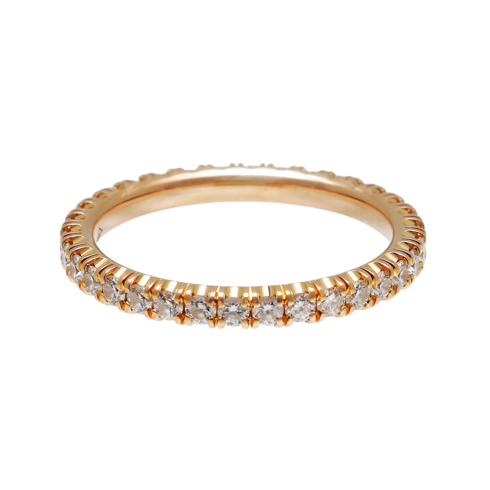 Cartier Ethancel Do Wedding Rings 18K Rose Gold Diamond B4210500