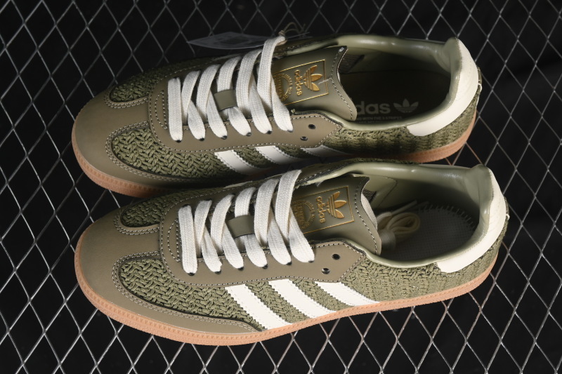 Adidas Samba Og White/Green JR9447