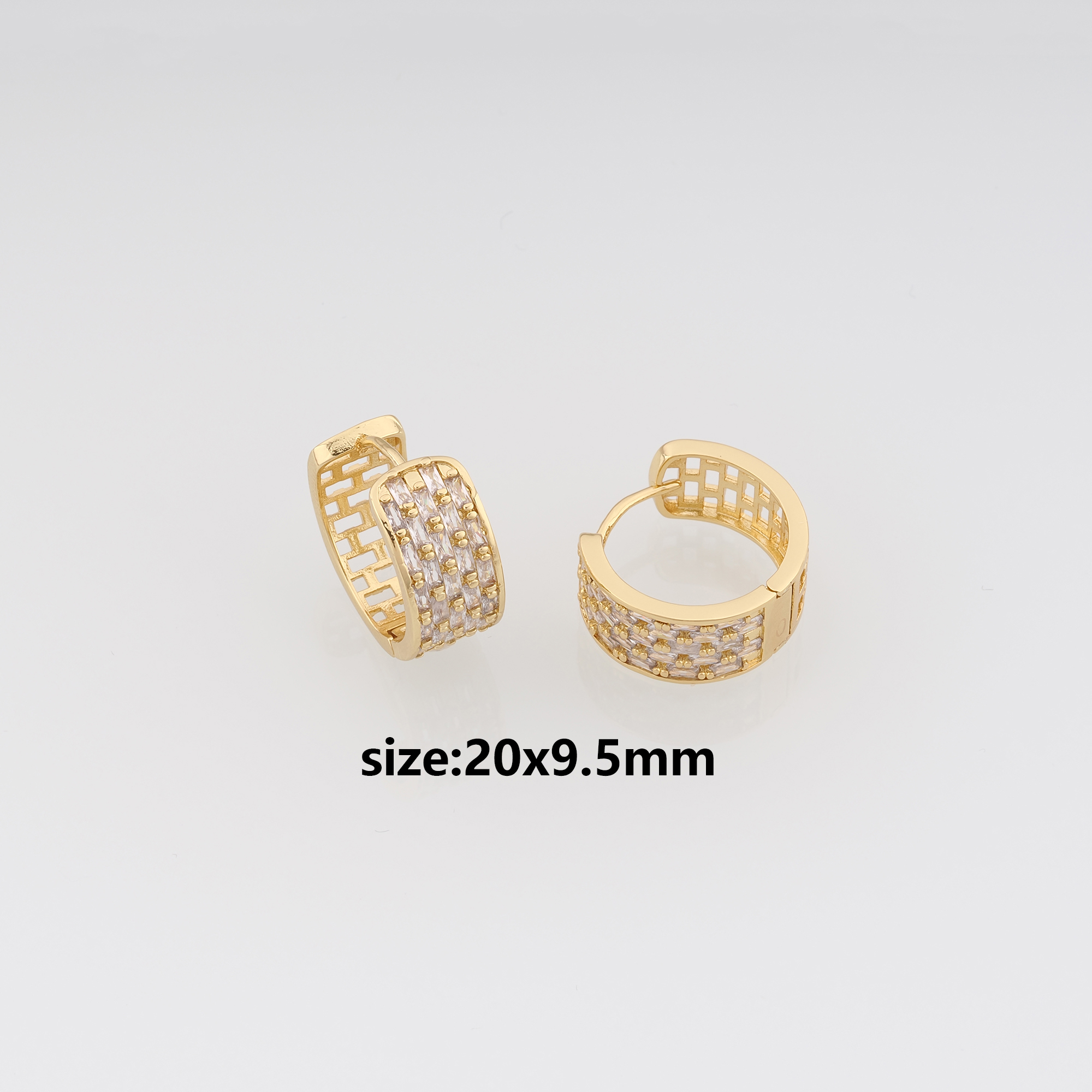 18K Gold Filled Round Hoop Earrings,Dainty Earrings,Gold Hoops,Dainty Hoops Huggie,DIY Jewelry Making Supply