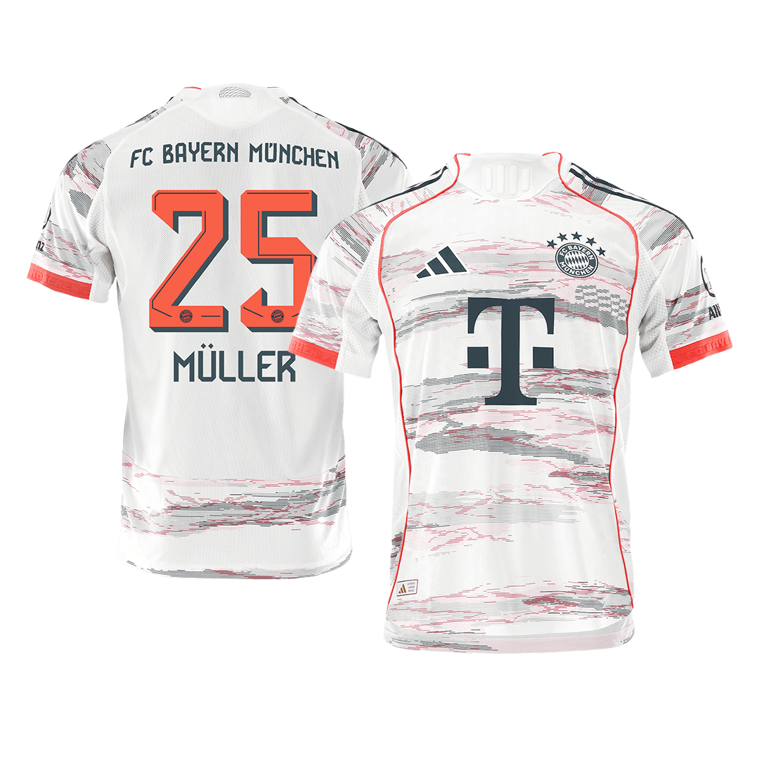 MÜLLER #25 Bayern Munich Away Player Version Jersey 2025/26