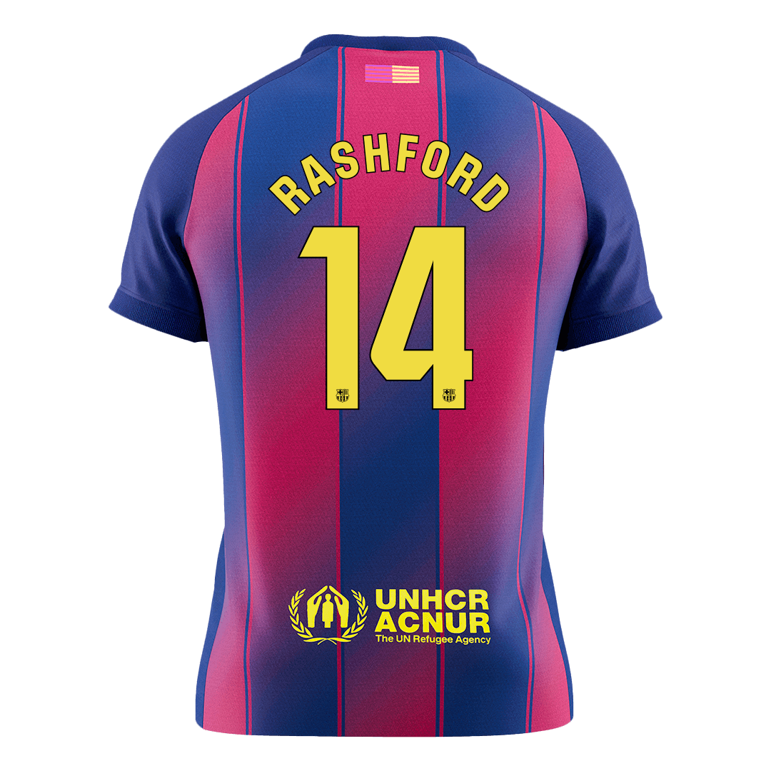 RASHFORD #14 Barcelona Home Soccer Jersey 2025/26
