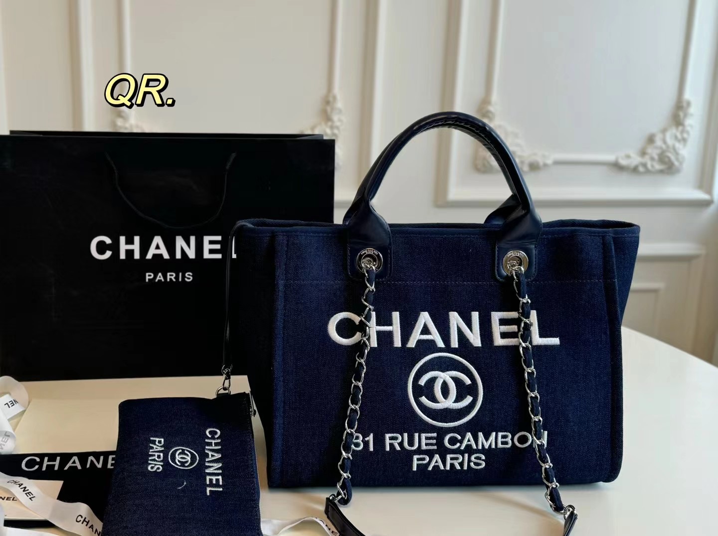 Chanel New Denim Beach Bag - cnluxepick