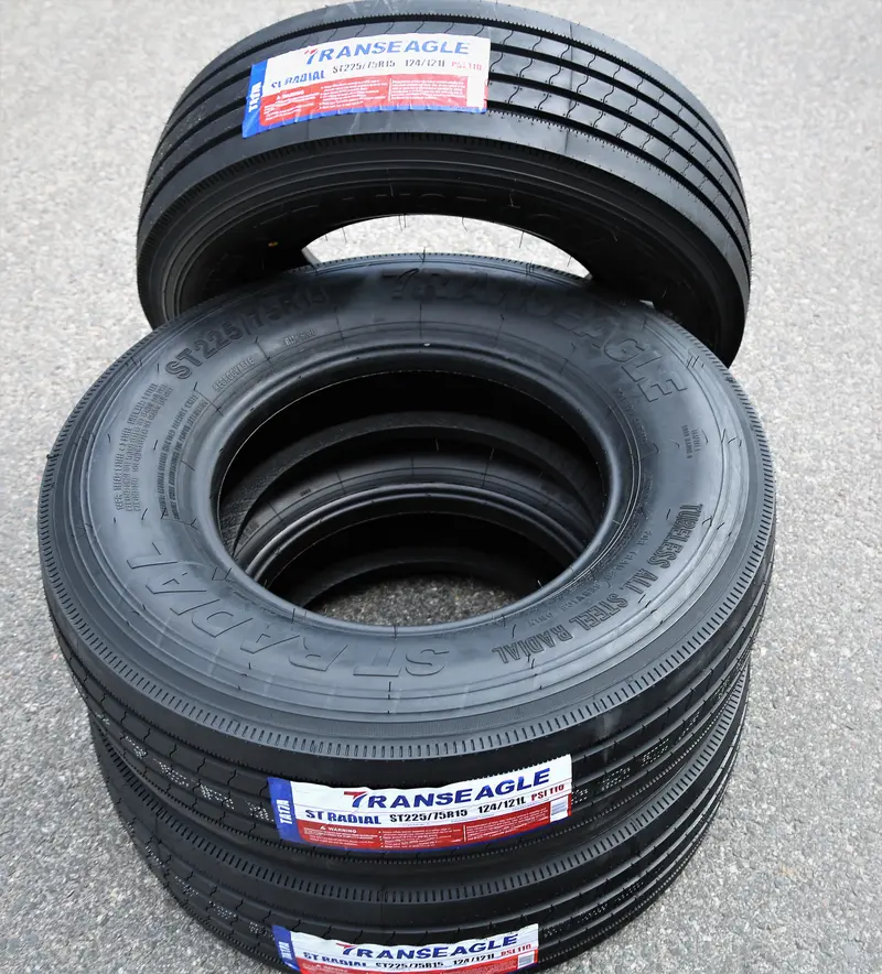 Transeagle All Steel STR Trailer Tire – ST225/75R15 124L LRG 14PLY
