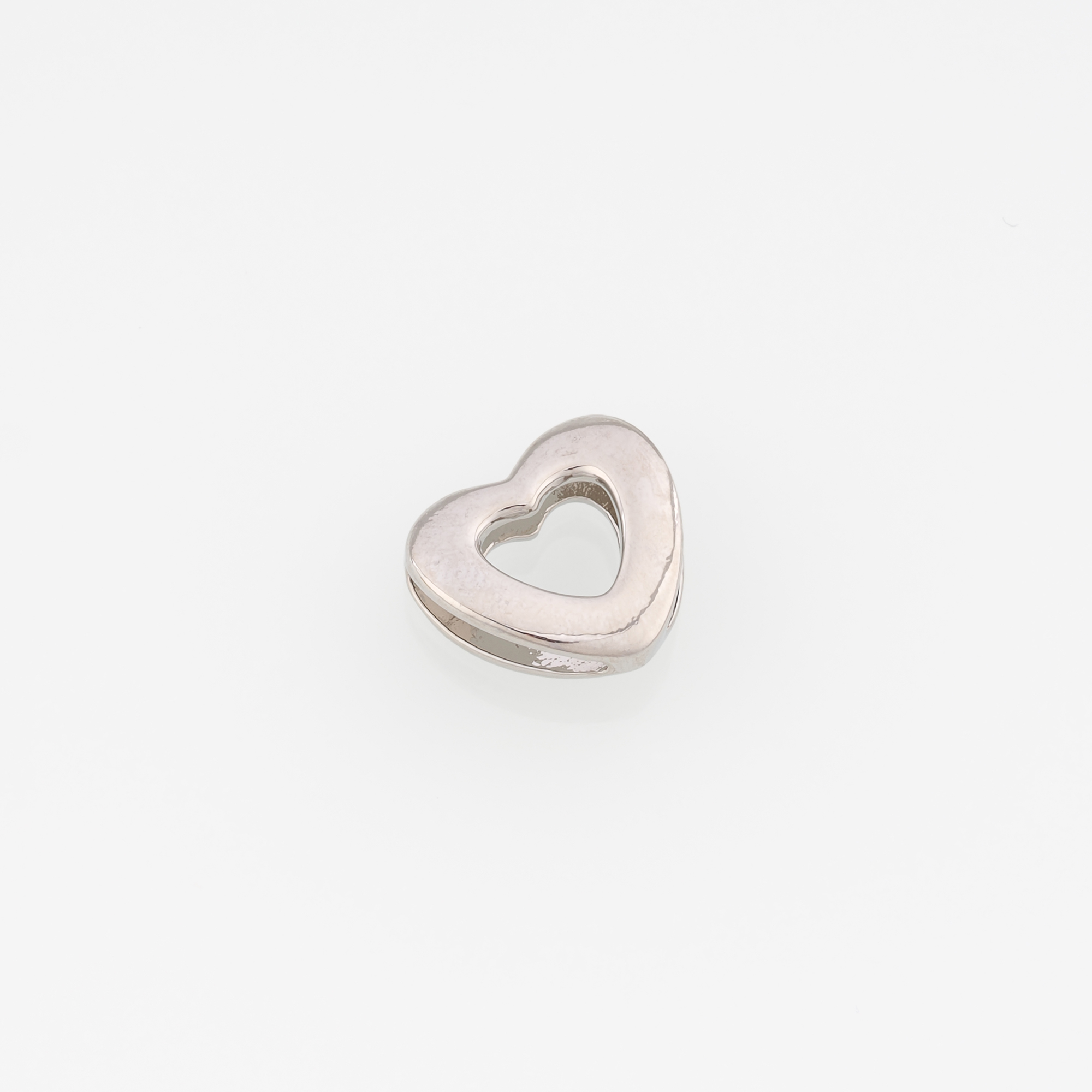18K Gold Filled Heart Spacer Beads,Heart Bead for Bracelet Jewelry Necklace Making Supply