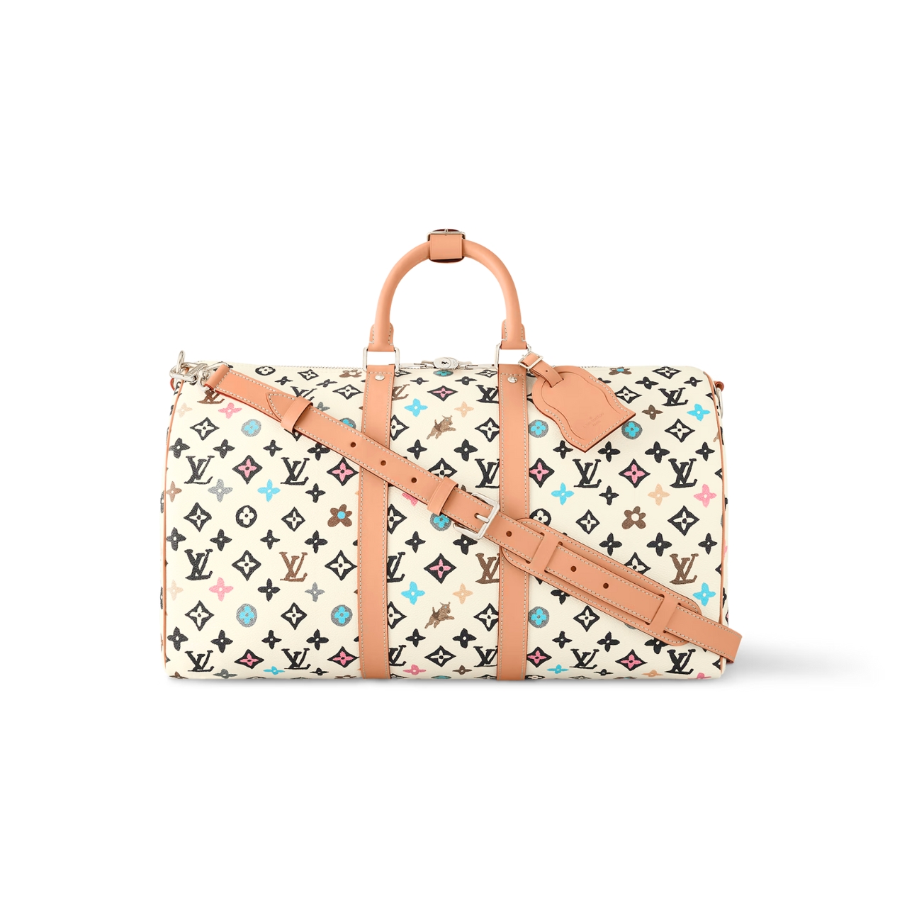 Louis Vuitton Keepall Bandouli Re Vanilla 40Cm M25233