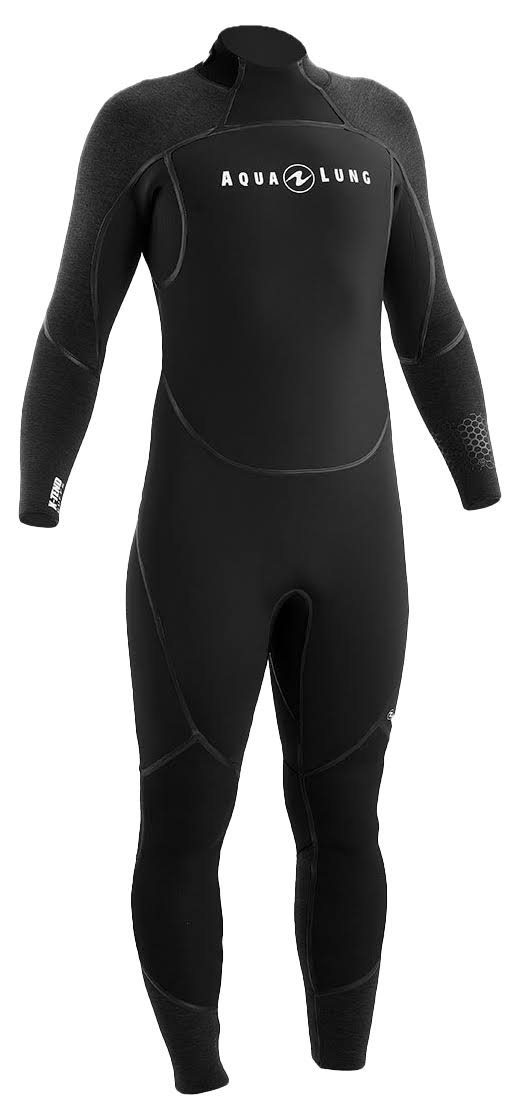 Aqua Lung Men&s 3mm Aquaflex Wetsuit Grey/Blue / 2XL