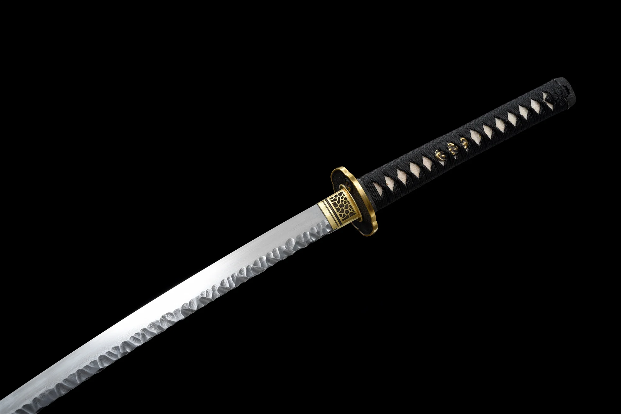 Blood Shadow Katana – Damascus Steel, Full Tang