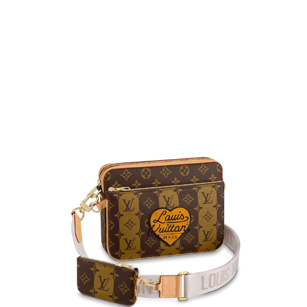 Louis Vuitton Trio Messenger Brown 25Cm M45965