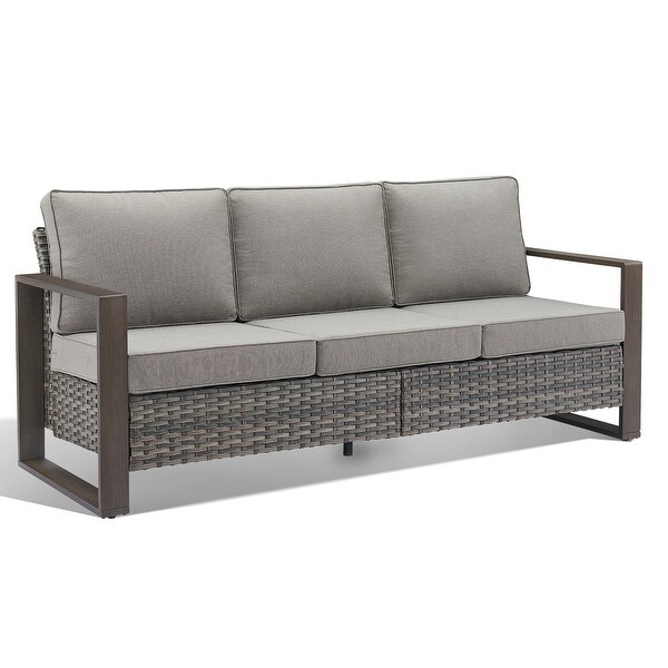 PE Wicker Sofa Loveseat Seating Sofa