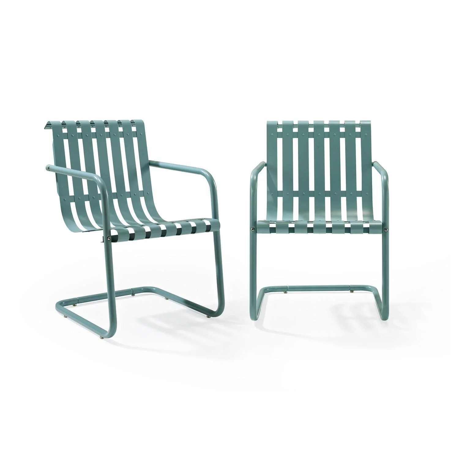 Maykoosh Country Cottage 2Pc Outdoor Metal Armchair Set White - 2 Chairs