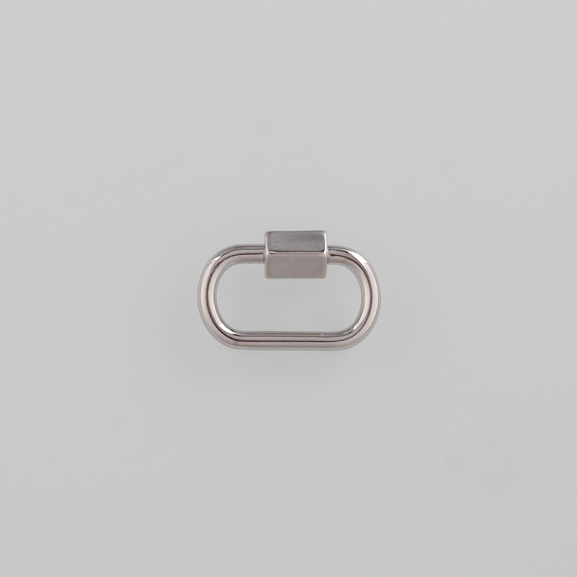 18K Gold Filled Oval Carabiner Clips,Dainty Screw Clasp Lock for DIY Jewelry Finding Necklace Bracelet