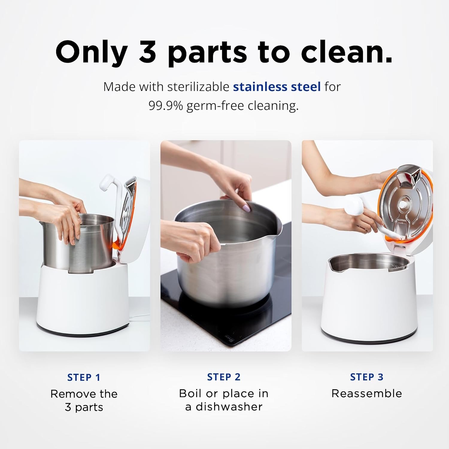 4L Stainless Steel Ultrasonic Humidifier Whisper-Quiet 500sq.ft Coverage