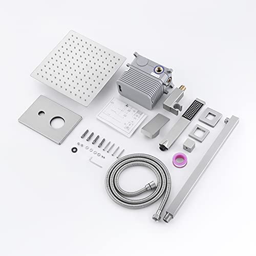KES Shower System 12 Inch Rain Shower Head