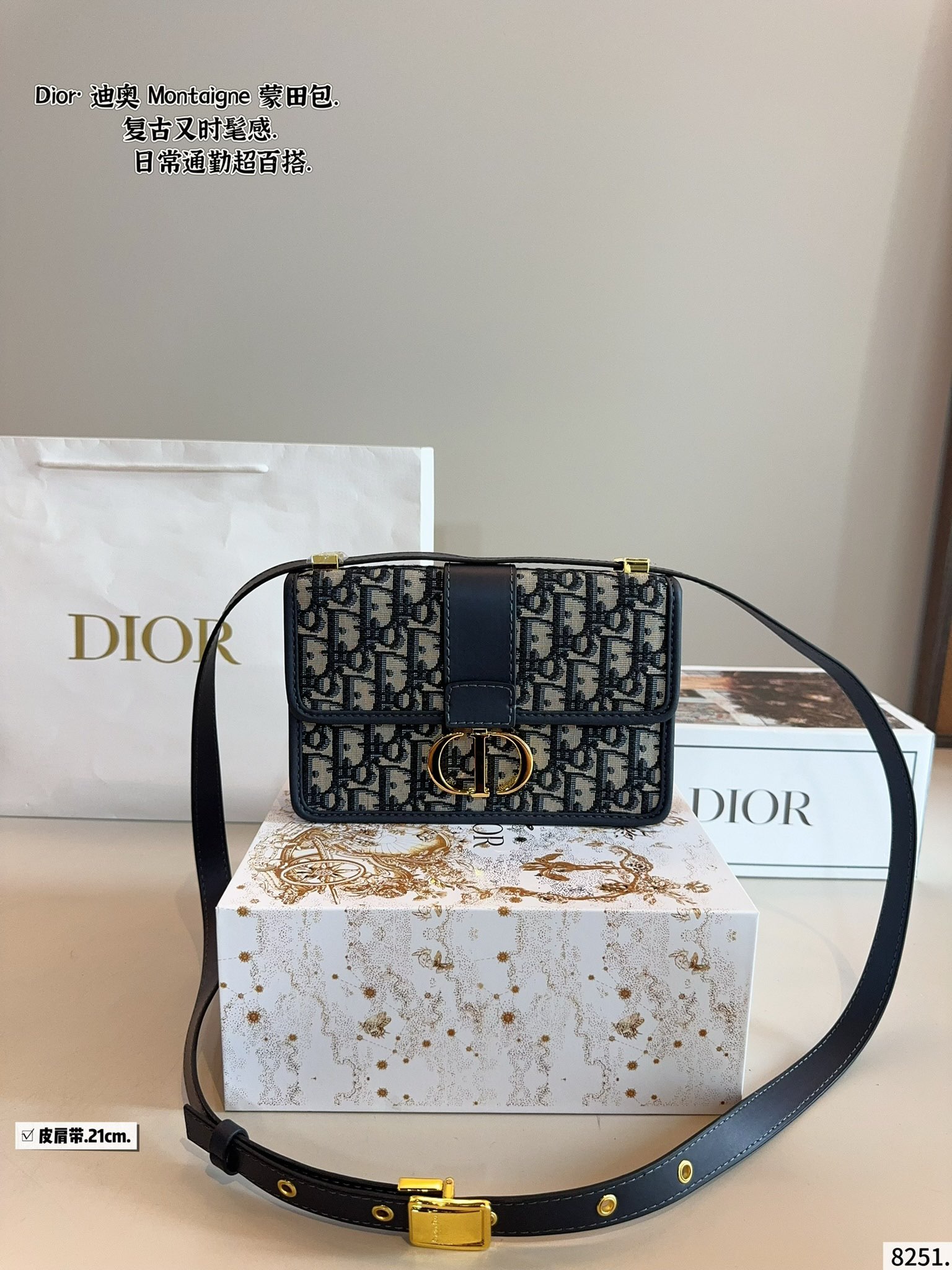 Dior classic monogram Montaigne bag - cnluxepick