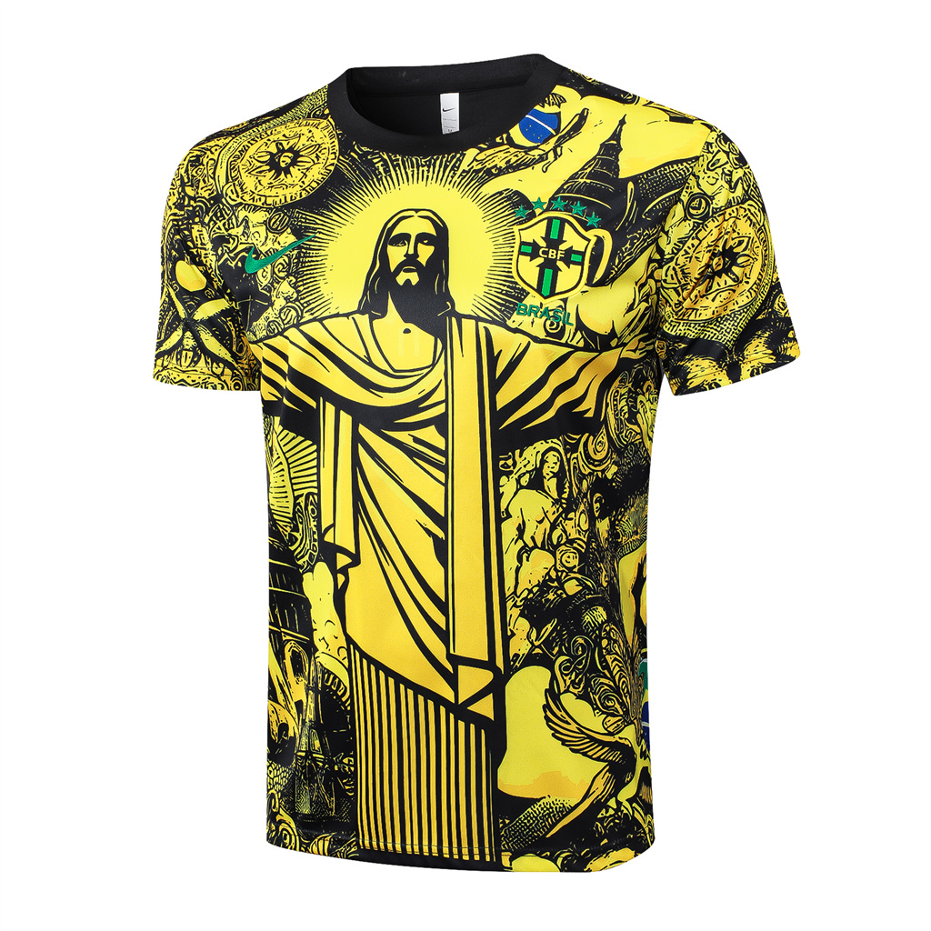Brazil Training Short sleeve Jersey 24/25