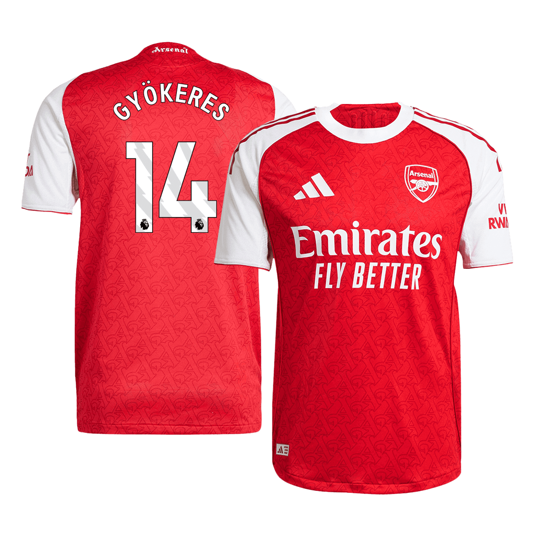 GYÖKERES #14 Arsenal Home Player Version Jersey 2025/26