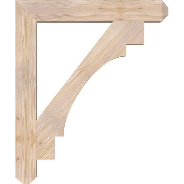 5 1/2x22W x 40x22D x 48x22H Merced Craftsman Smooth BRACKET, Douglas Fir