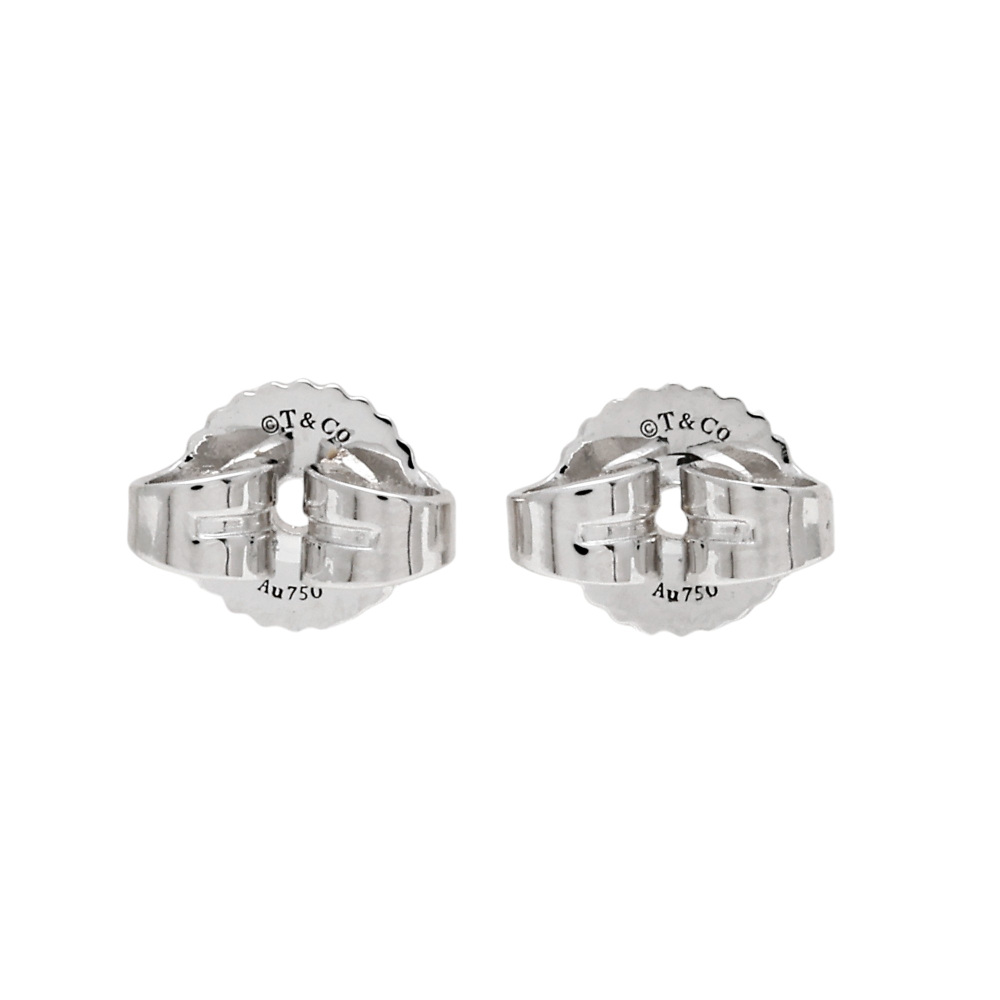 Tiffany & Co. Tiffany T One Open Hoop Earrings 18K White Gold 68408121