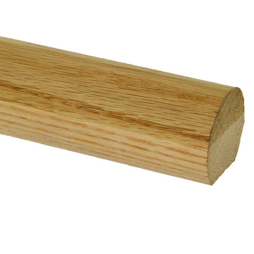 2026 6040 16 ft. Unfinished Poplar Sub Rail with Flat Bottom