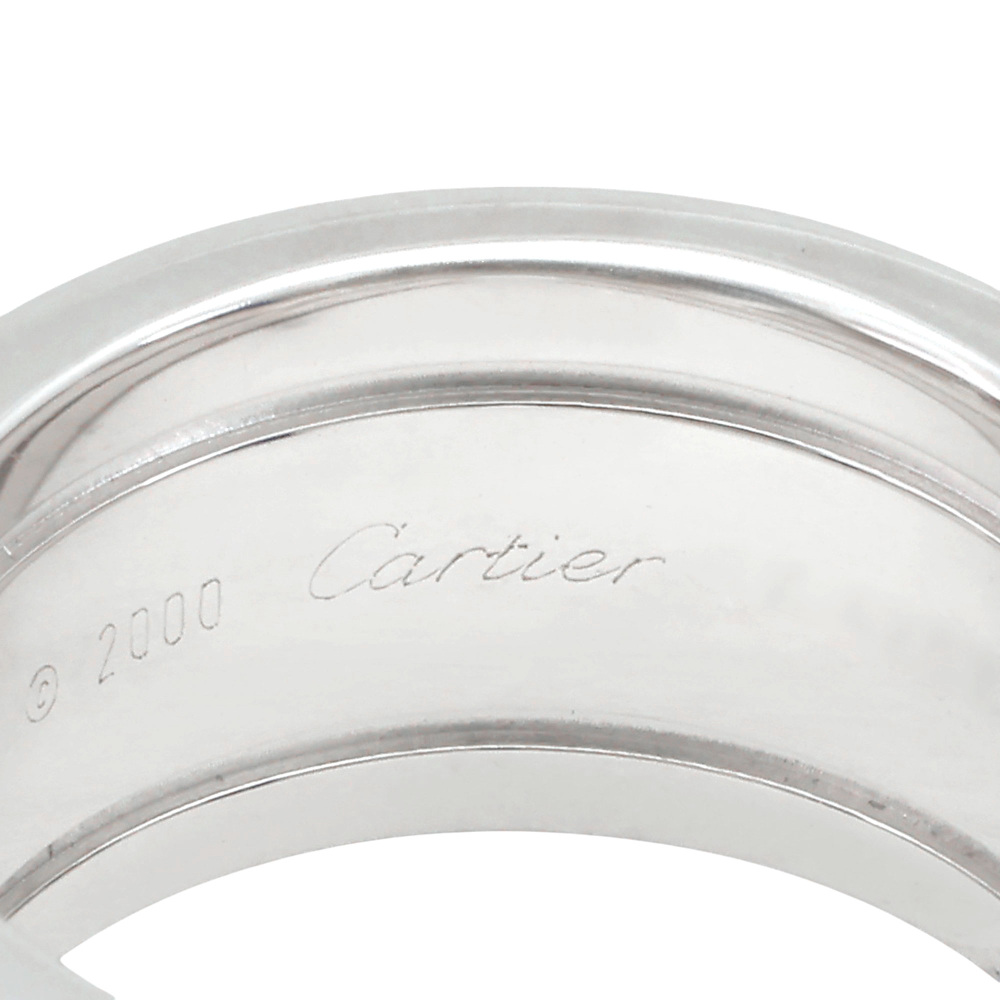 Cartier 2C Lm Ring 18K White Gold