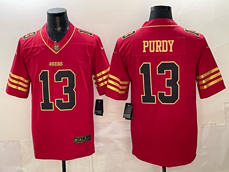 Men's San Francisco 49ers Brock Purdy #13 Red Anniversary Game Jersey