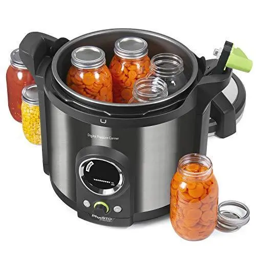 Presto 02144 Digital Pressure Canner – 12-Quart Stainless Steel with Smart Programming