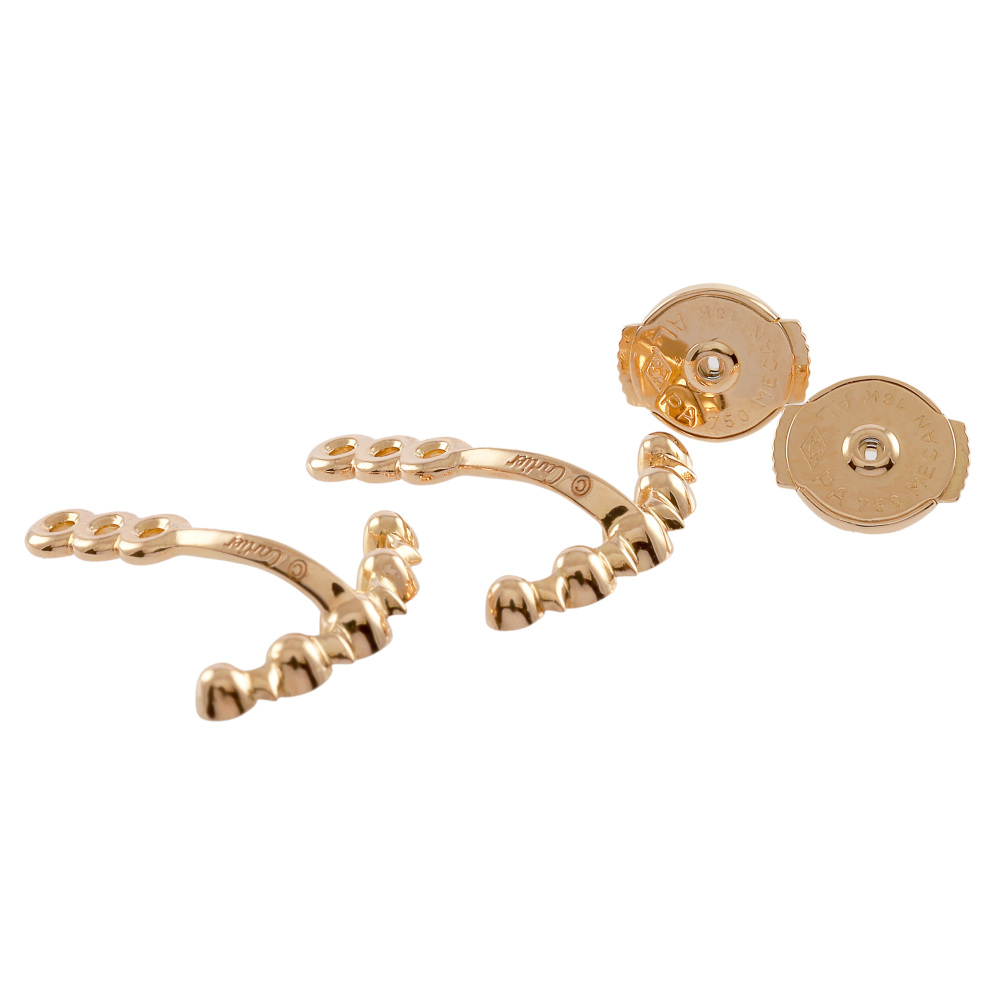 Cartier Ethancel Do Earrings 18K Rose Gold Diamond N8515102