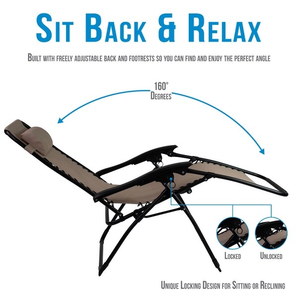SunRay 1pc Zero Gravity Chair