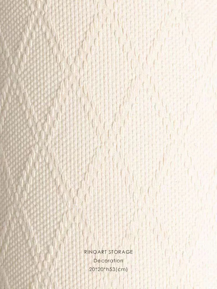 DC279 - Home! First storage barrel Loro Piana antique white pearl embossed leather outer stitched leather umbrella barrel