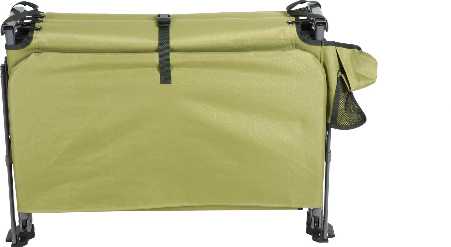 Ozark Trail Adult Quick Fold Speedy Camp Cot, Green, 79 x 33 x 16