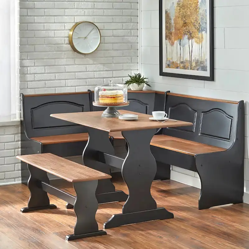 Simple Living Knox Nook Dining Set – Modern 3-Piece Table and Chair Ensemble