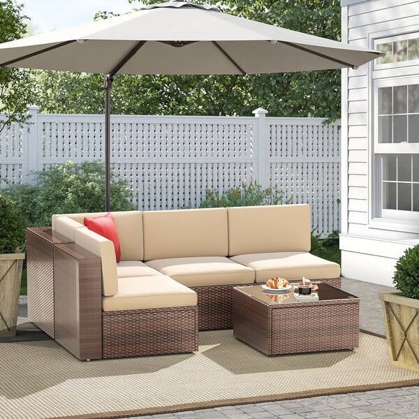 5 Pieces Patio Furniture Set