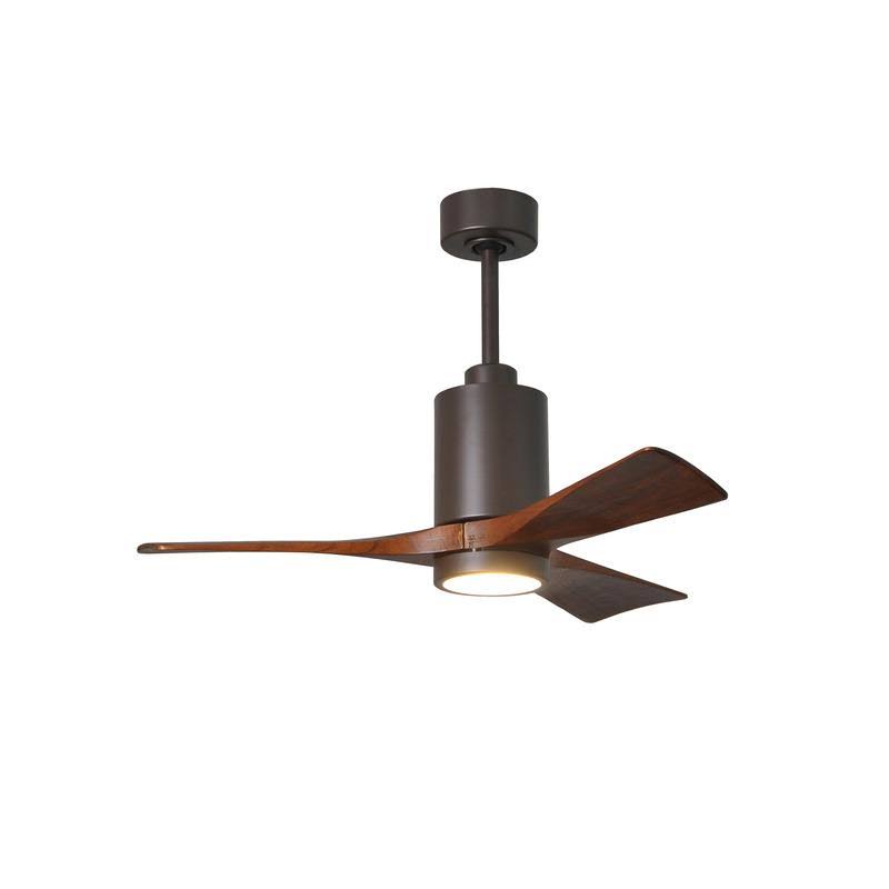 Patricia Ceiling Fan by Matthews Fan Company, Brushed Nickel, PA3-BN-BK-52