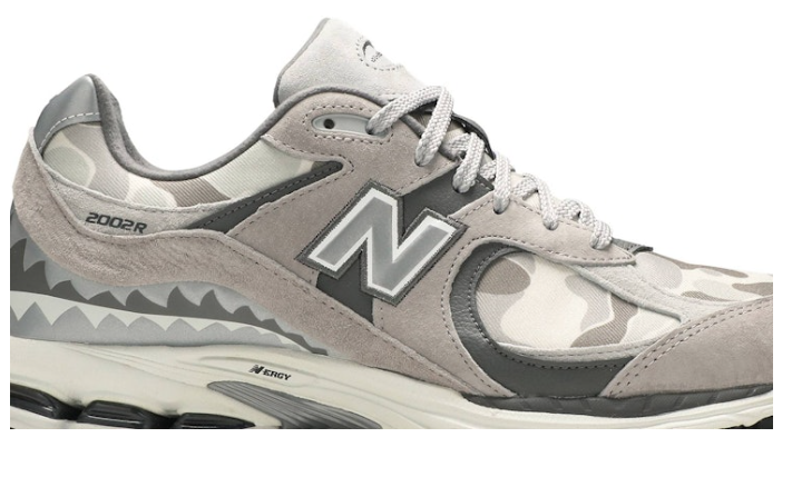 BAPE x New Balance 2002R Apes Together Strong - Grey Camo M2002RBG Casual Running Shoes