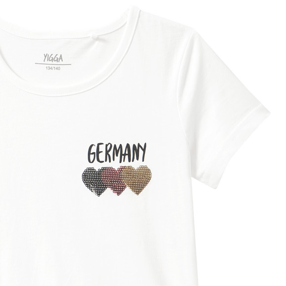Yigga Mädchen T-Shirt im Fußball-Design