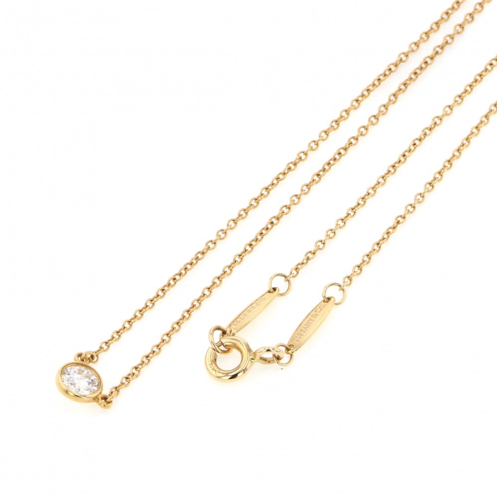Tiffany & Co. By the Yard Necklace 18K Yellow Gold Diamond