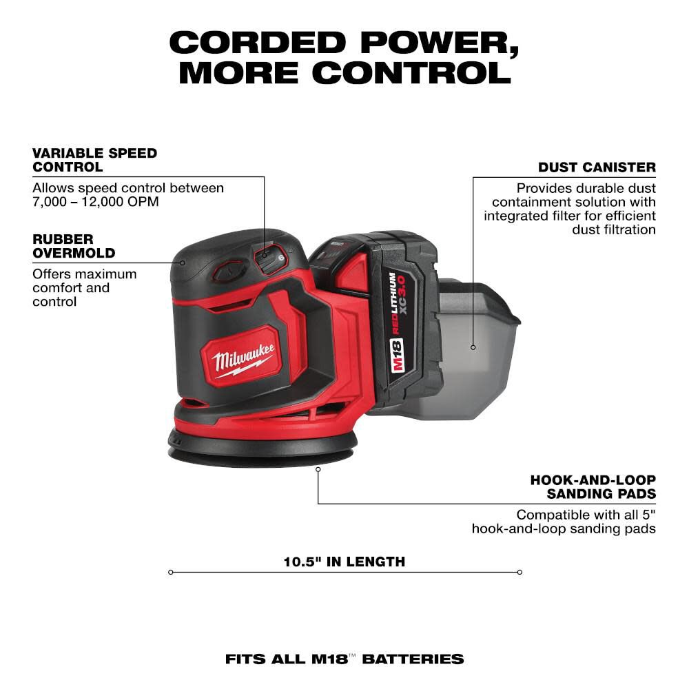 Milwaukee M18 5 Tool Combo Kit 2696-25
