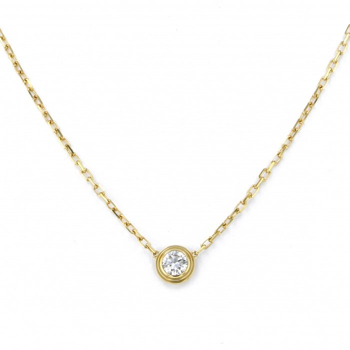 Cartier Damour (diamant Leger) Necklace 18K Yellow Gold Diamond